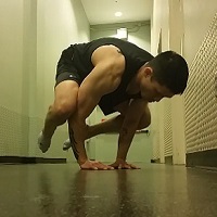 Bent arm press up to handstand related exercise bent arm frog stand with tricep press