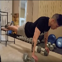 Bent Arm Press Up to Handstand related exercise decline push-up